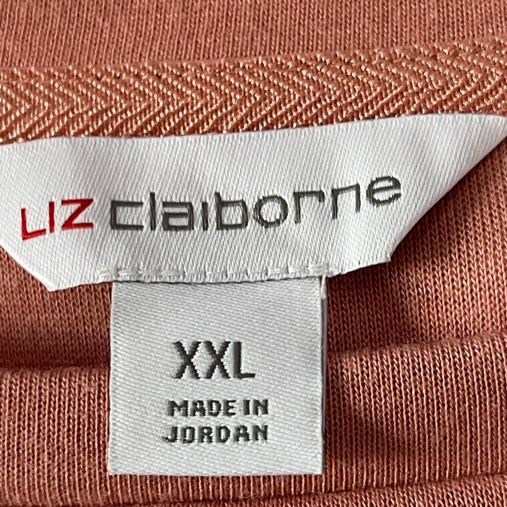 Liz Claiborne Rust Long Sleeve Top (JEANS SOLD SEPARATELY)! - Picture 4 of 6